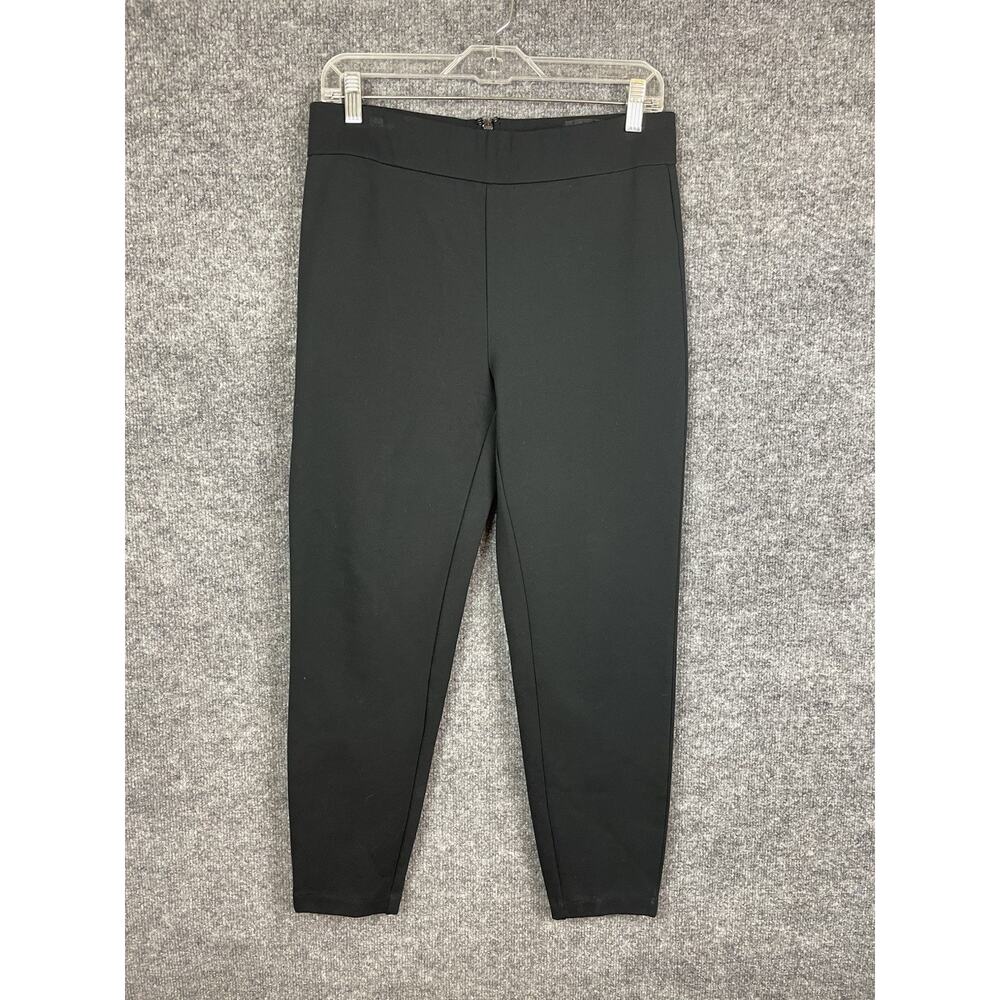J. Crew Any Day LP Black Pants Zip Ankle Senter Stitching on Zipper side